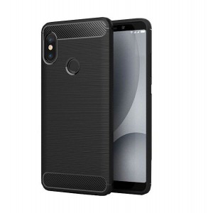 Tuff-Luv Carbon Fibre Style Case Xiaomi Mi A2 Lite - Black