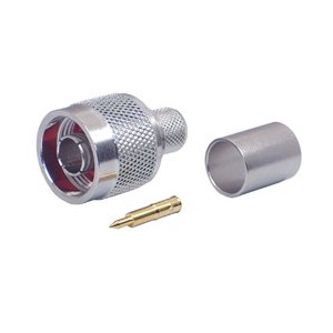 PLUG N-TYPE CRIMP FOR LMR400 10mm COAX CABLE M5700TG