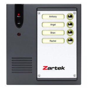 Zartek 4 Button Digital Wireless Gate Intercom with Relay Board (CDP801)