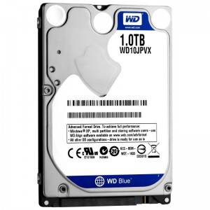 Western Digital Blue 1TB 2.5" SATAIII 5400rpm 8MB Notebook Hard Drive
