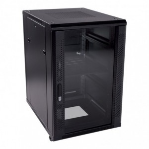 15U 600X1000MM- 4 FANS- 1 SHELF- Glass Doors