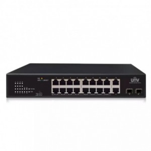 UNV - 16x Gigabit PoE Ethernet Port Switch- 2x Gigabit port- 2x SFP port