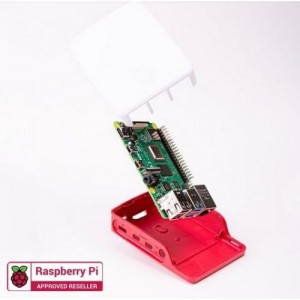 Raspberry Pi 4 Case - White/Red