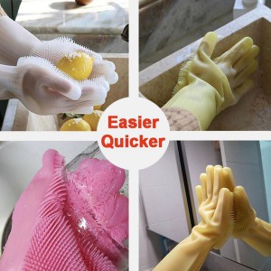 MultiPurpose Scrubbing Gloves - Mint