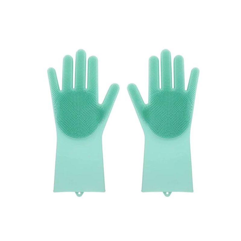 MultiPurpose Scrubbing Gloves - Mint