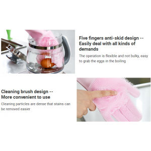 MultiPurpose Scrubbing Gloves - Mint