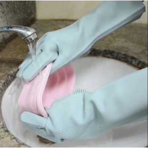 MultiPurpose Scrubbing Gloves - Mint