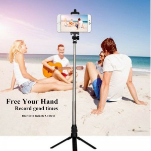 Portable Cellphone Tripod Stand Selfie Stick with 360 degree rotation