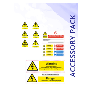 Battery Hazard Label Pack