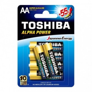 Toshiba Alkaline 9V Battery Blister Pack 1