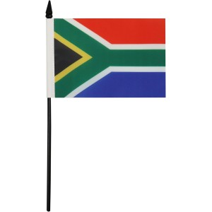 South African Table Flag | Desk &amp; Office Display Flag | with Desk Stand