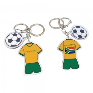 South African 2026 World Soccer Keychain | Football Fan Souvenir &amp; Bag Charm