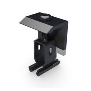 End Clamp+ 30 - 50mm Black 