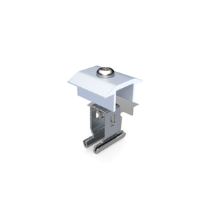 Middle Clamp+ 31 - 51mm Silver 