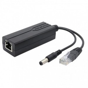 Gigabit PoE Splitter - 802.3af/at to 12V/1A DC &amp; Ethernet