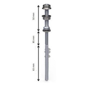 Solar Fastener for steel substructure 150mm/50mm