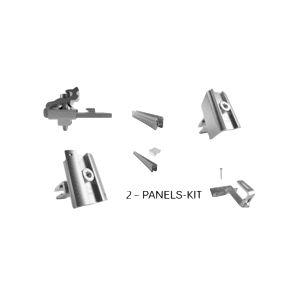 Schletter Pro Universal Tile roof 2 panels long rail mounting Kit