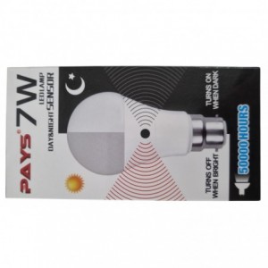 A60 LED Lamp 7W BS B22 with Sensor PAYS