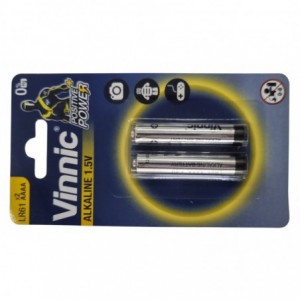 Vinnic Alkaline AAAA - LR61 Battery 2-Piece Pack