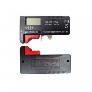 Digital Battery Tester 1.2V-4.8V (incl 9V) BT-168
