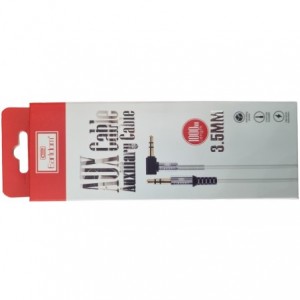 Aux Cable 1m ET-AUX21 90 Degree