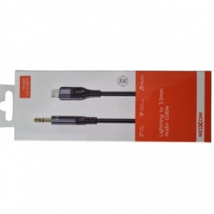 Moxom LX-AX815 1m iOS to Aux Cable - Black