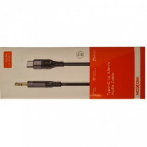 Moxom LX-AX817 Type-C to Aux Cable - Black (1m)
