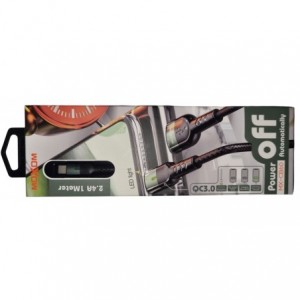 Moxom USB to IOS Cable 1m Black MX-CB60