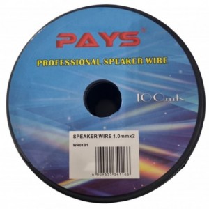Speaker Wire Cable 1mm Black 100m Roll