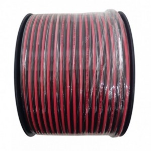 Red &amp; Black 1mm Speaker Wire Cable (100m Roll)
