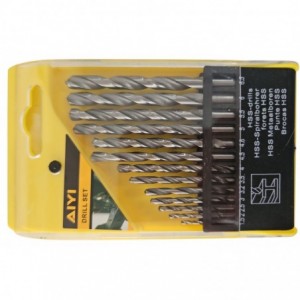13-Piece HSS Steel Drill Bit Set