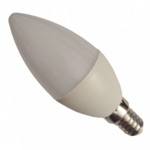 Krilux E14 5W Day White Non-Dimming Frost LED Candle Bulb