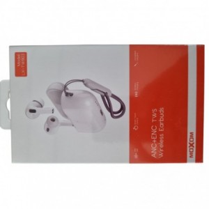 Moxom TW803 Wireless Earbuds with ANC and ENC - White