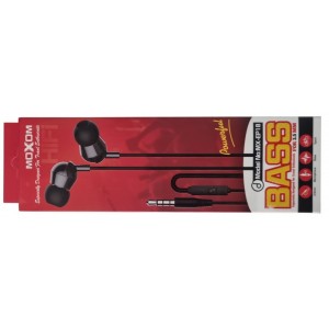 Moxom MX-EP18 Black Earphones