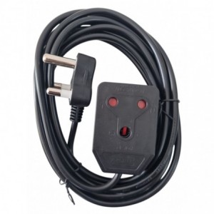 Black 5-Metre 10-Amp LG 1mm Extension Cord