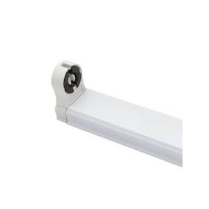 T8 LED Light Fitting 4ft 1.2m Single 1 x 18W