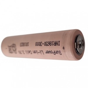 Lithium-ion 18650 3000mAh Battery with Cap
