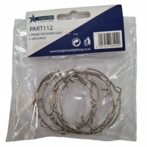 MR16 Spring Galvanised Holder 10-Piece with Ears