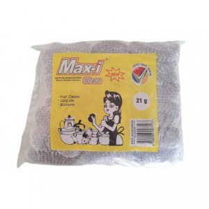 Pot Scourer Steel Medium 21g 24-Pack