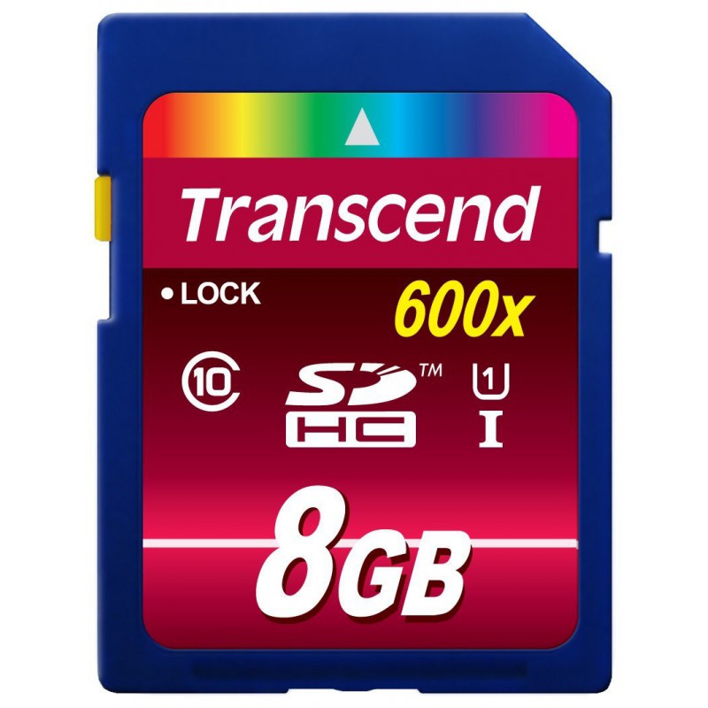 TRANSCEND 8GB SDHC UHS-I CLASS10 CARD - ULTIMATE