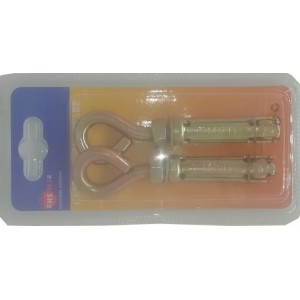 M8 Expansion Screws with Closed Hook - 2 Pack (BS0449)