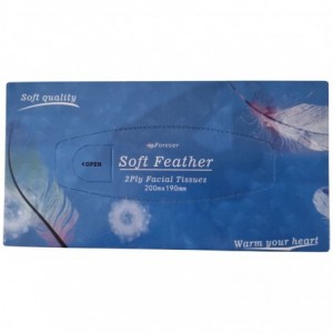 Soft Facial Tissues - 2 Ply (180 Per Box)