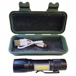 Andowl Q-S112 Rechargeable Small Torch with Case