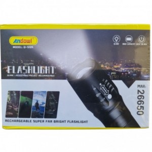 USB Rechargeable Torch Q-S104 6500k