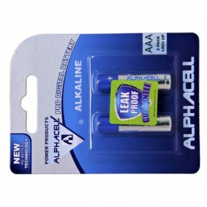 Alkaline PRODIG AAA LR03 2pc -ALPHACELL CARDED