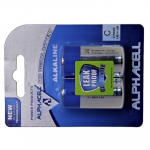 Alkaline PRODIG C LR14 2pcALPHACELL CARDED