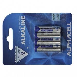 Alkaline VALUE AAA LR3 4pc -CARDED