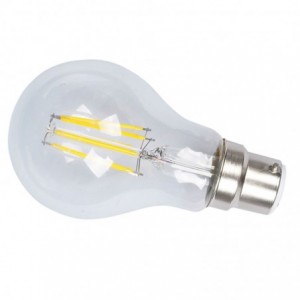 B22 A60 6w Coolwhite FILAMENT NOT DIMM - KRILUX