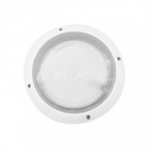 BULKHEAD ROUND E27 White -AUSMA