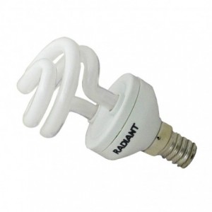 CFL - 8w E14 COOL WHITERADIANT